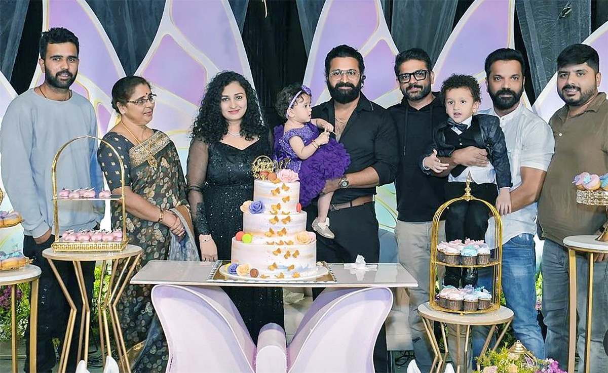 Kantara Hero Rishab shetty daughter birthday celebration photos - Sakshi26