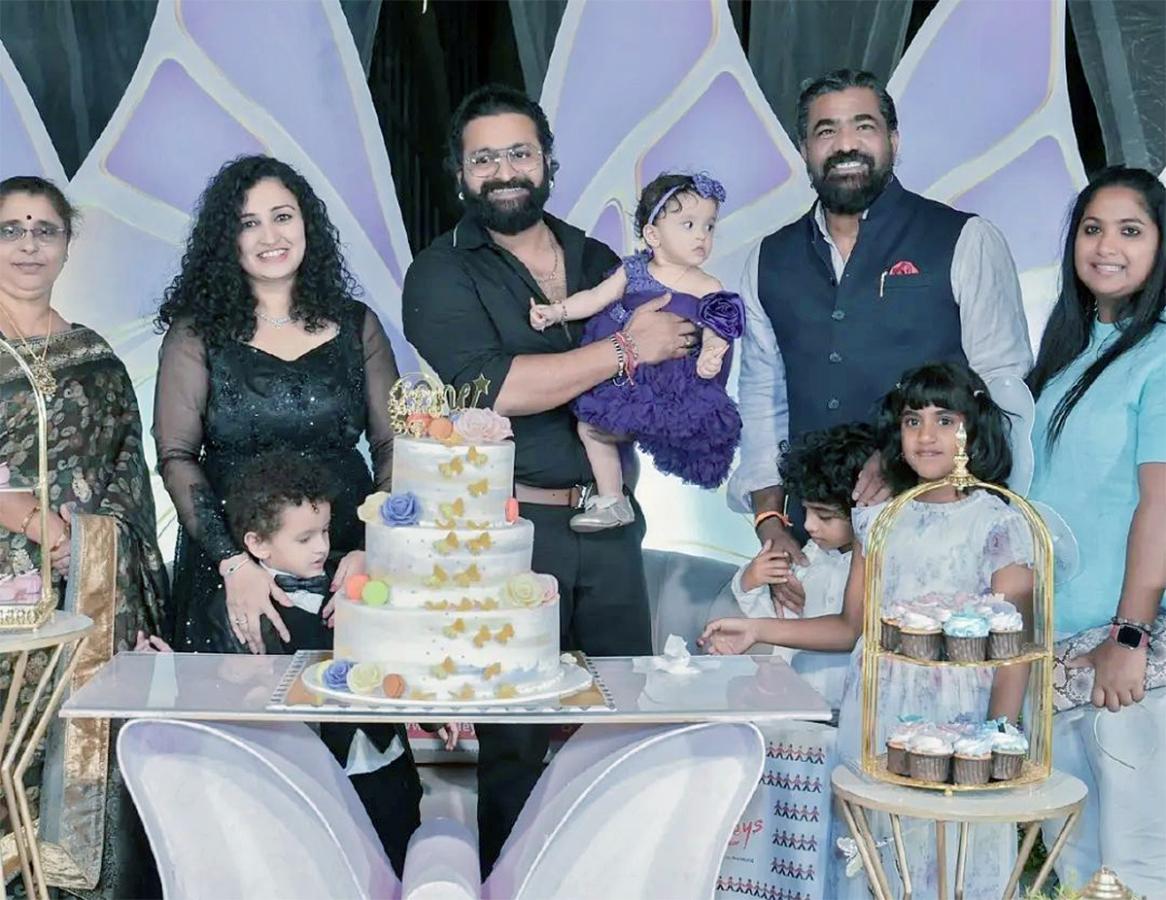 Kantara Hero Rishab shetty daughter birthday celebration photos - Sakshi34