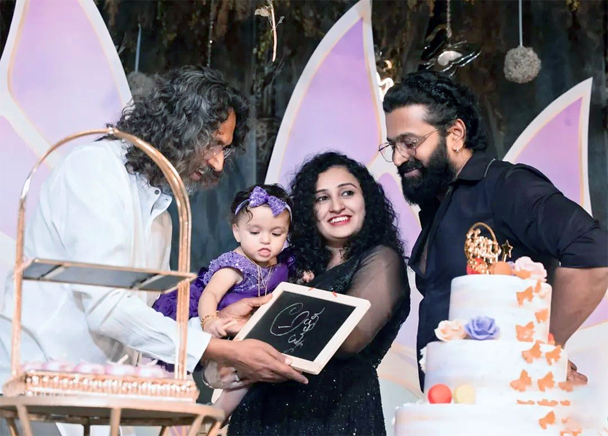 Kantara Hero Rishab shetty daughter birthday celebration photos - Sakshi40