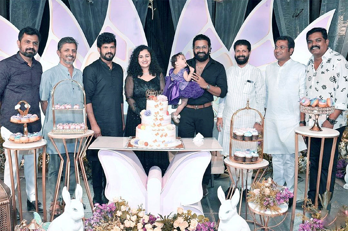 Kantara Hero Rishab shetty daughter birthday celebration photos - Sakshi6