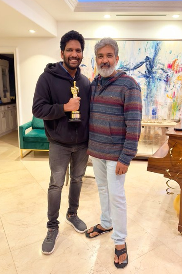 Oscar Celebrations At Rajamouli House Photos - Sakshi10