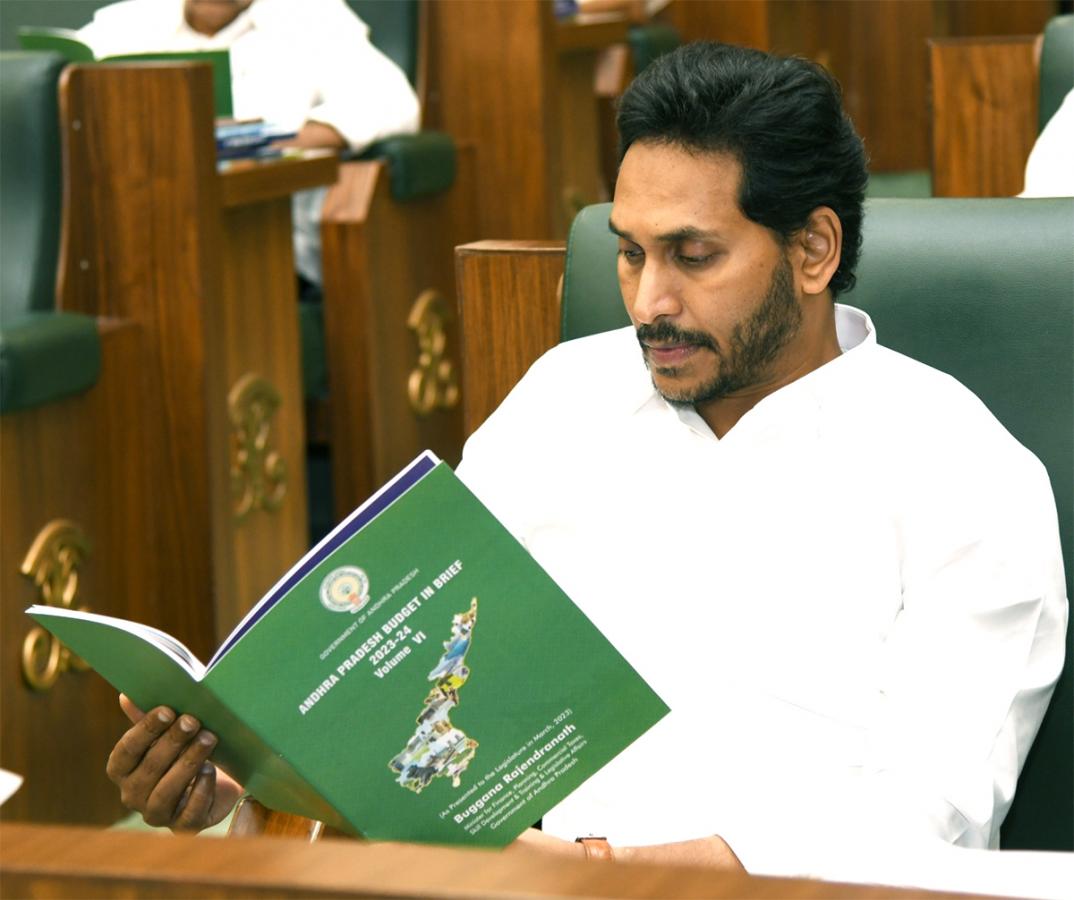 YS Jagan mohan Reddy Photos in AP Budget 2023  - Sakshi15