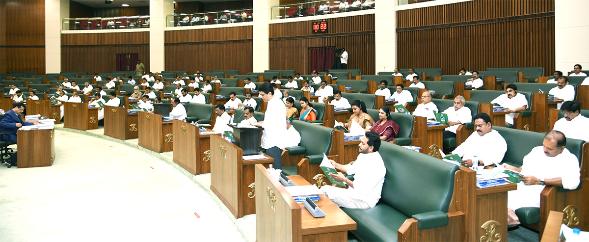 YS Jagan mohan Reddy Photos in AP Budget 2023  - Sakshi17