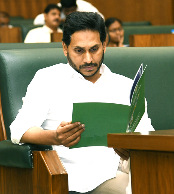 YS Jagan mohan Reddy Photos in AP Budget 2023  - Sakshi25