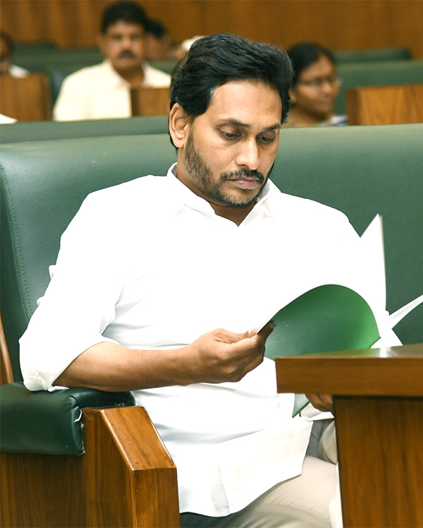 YS Jagan mohan Reddy Photos in AP Budget 2023  - Sakshi26