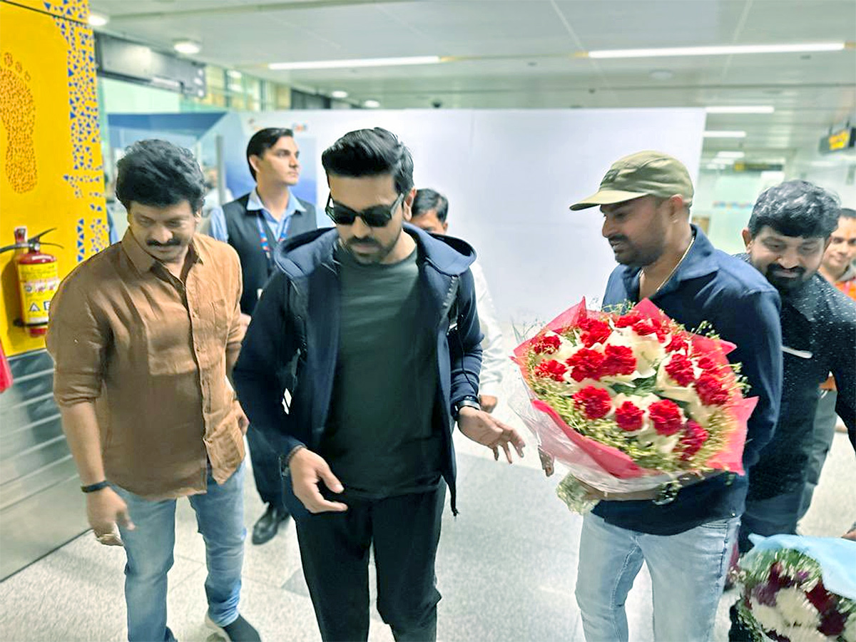 Ramcharan Returns To India - Sakshi10