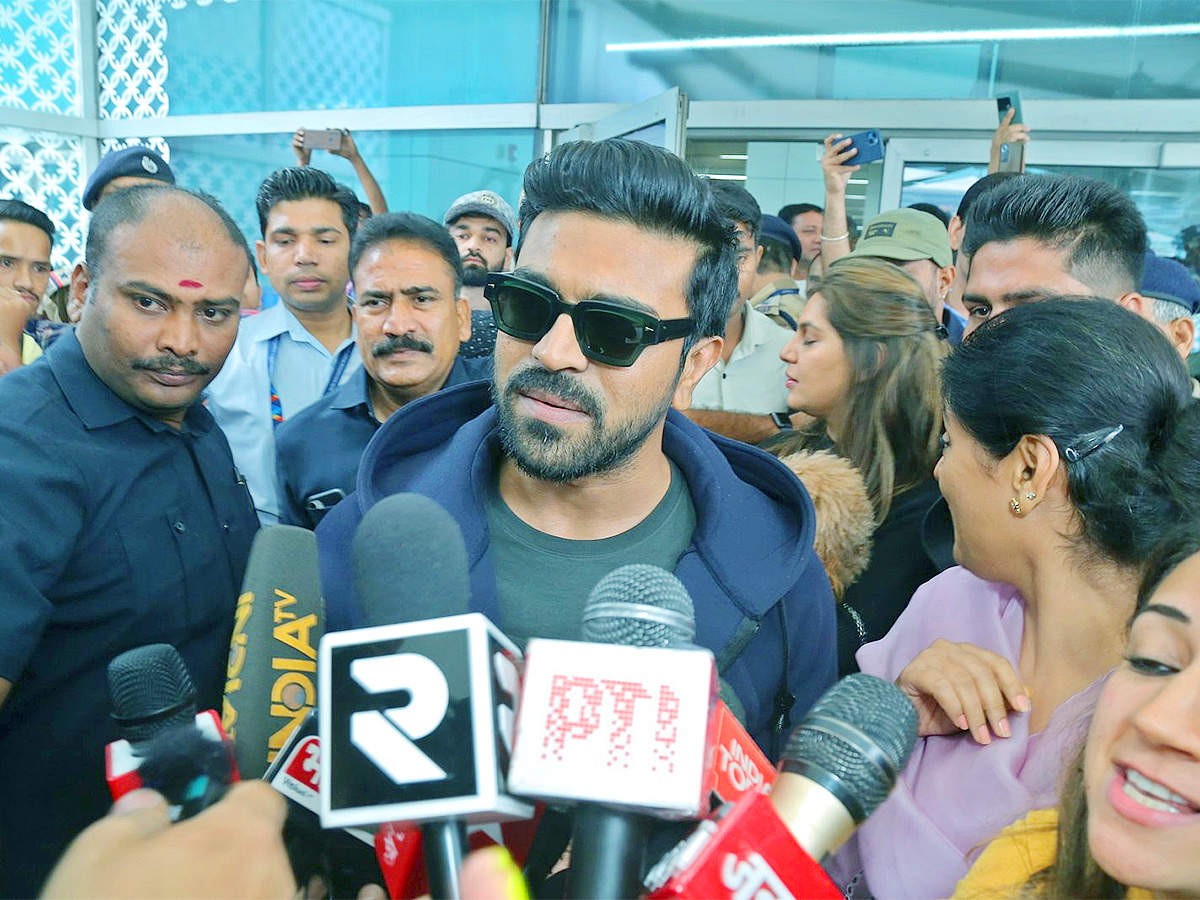 Ramcharan Returns To India - Sakshi7