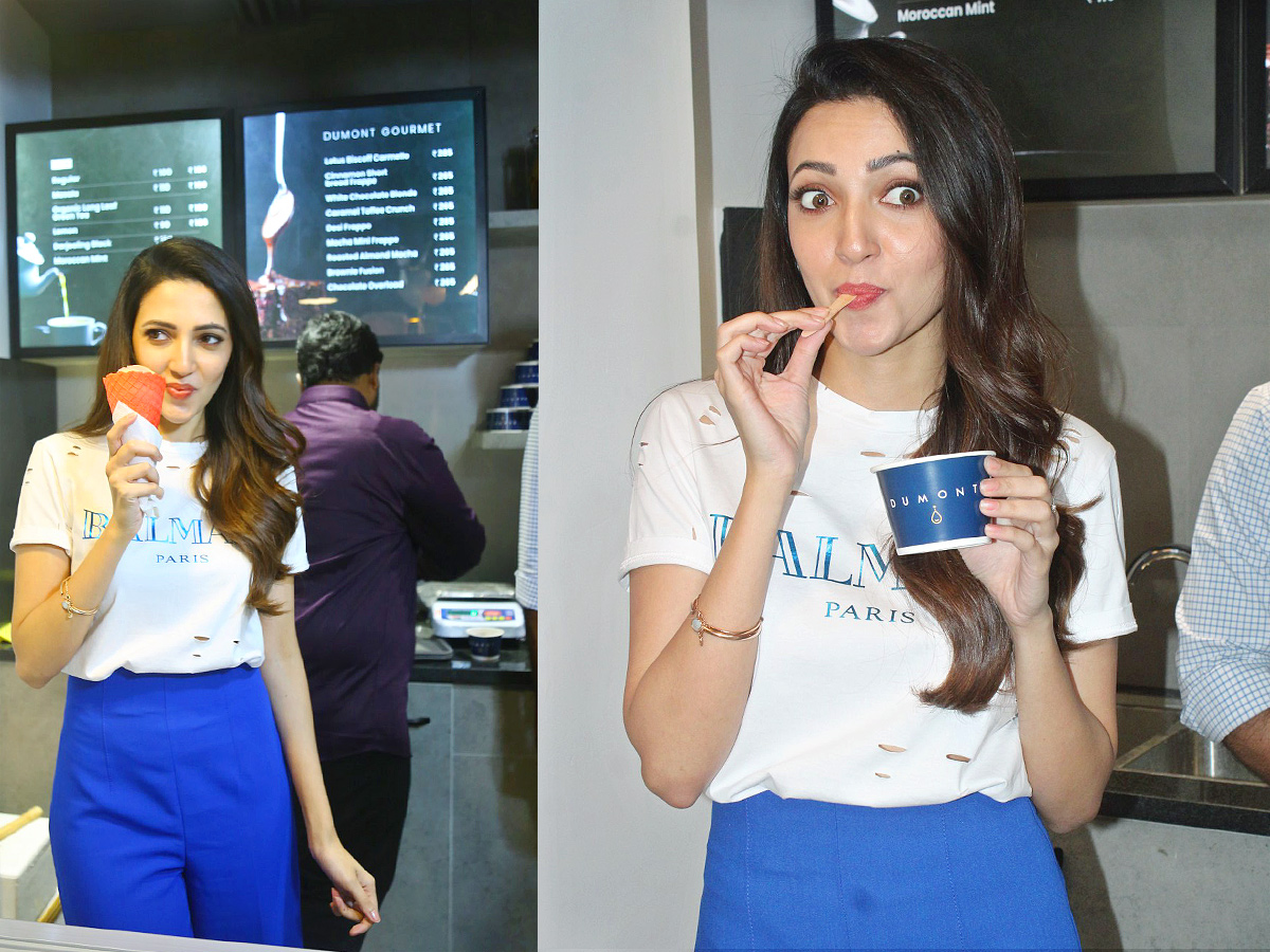 Actress  Neha Shetty Launches Dumont Coffee Meets Ice Creamery Store in Kompally Photos - Sakshi12