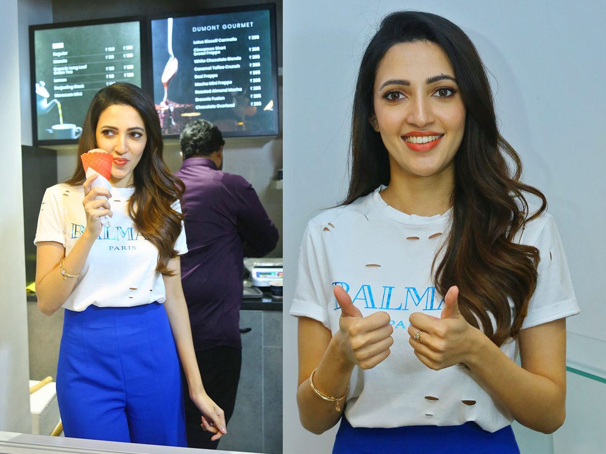 Actress  Neha Shetty Launches Dumont Coffee Meets Ice Creamery Store in Kompally Photos - Sakshi13