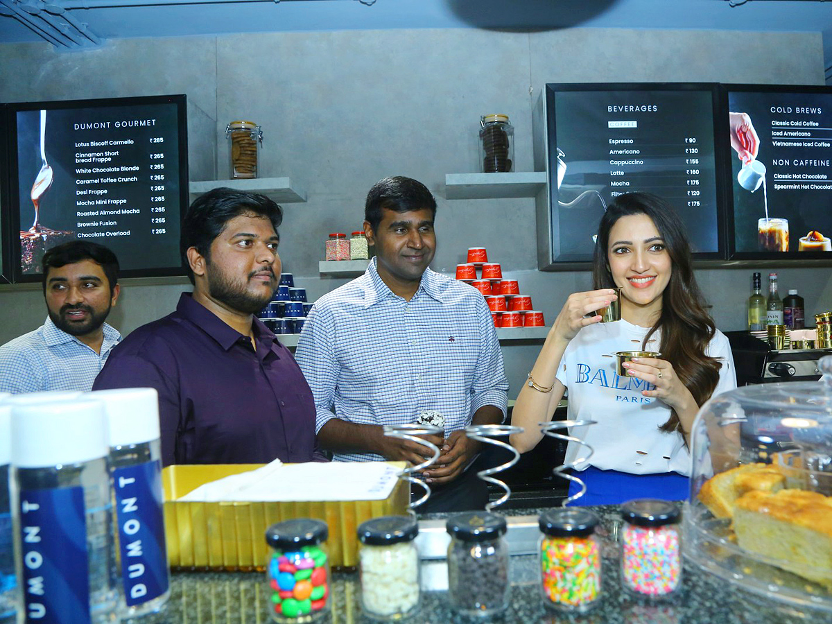 Actress  Neha Shetty Launches Dumont Coffee Meets Ice Creamery Store in Kompally Photos - Sakshi5