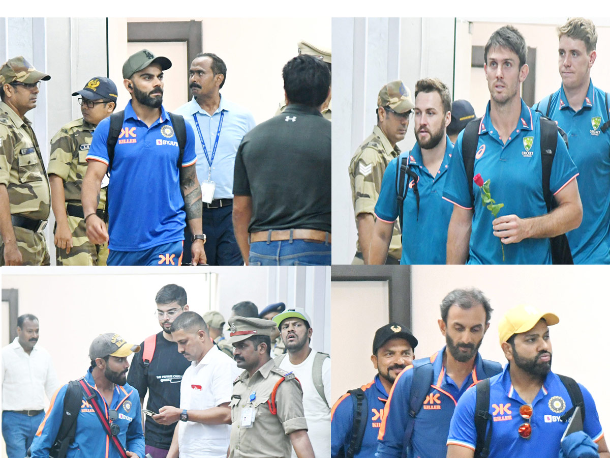 Team India and Team Australia Cricketers Reach To Vizag Photos - Sakshi1