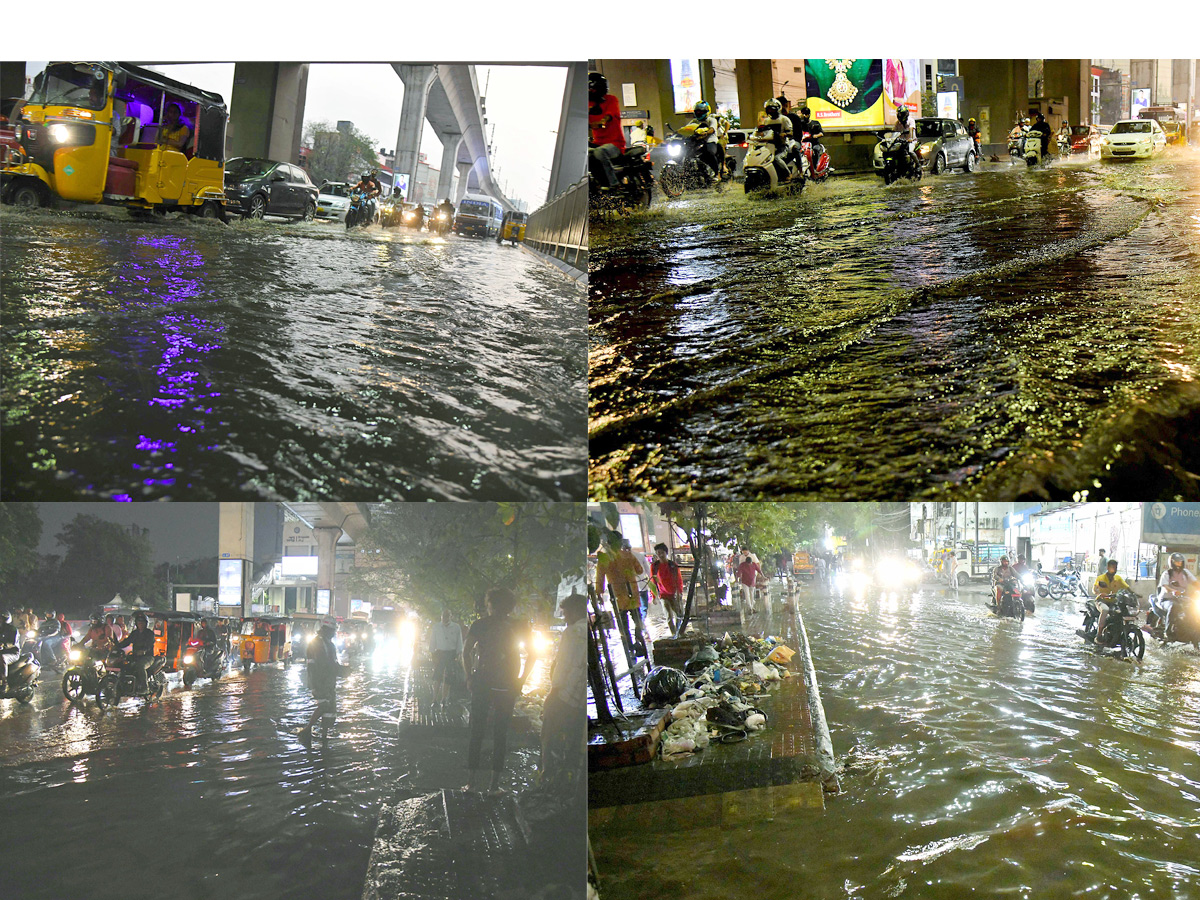 Heavy rainfall lashes Hyderabad Photos - Sakshi1