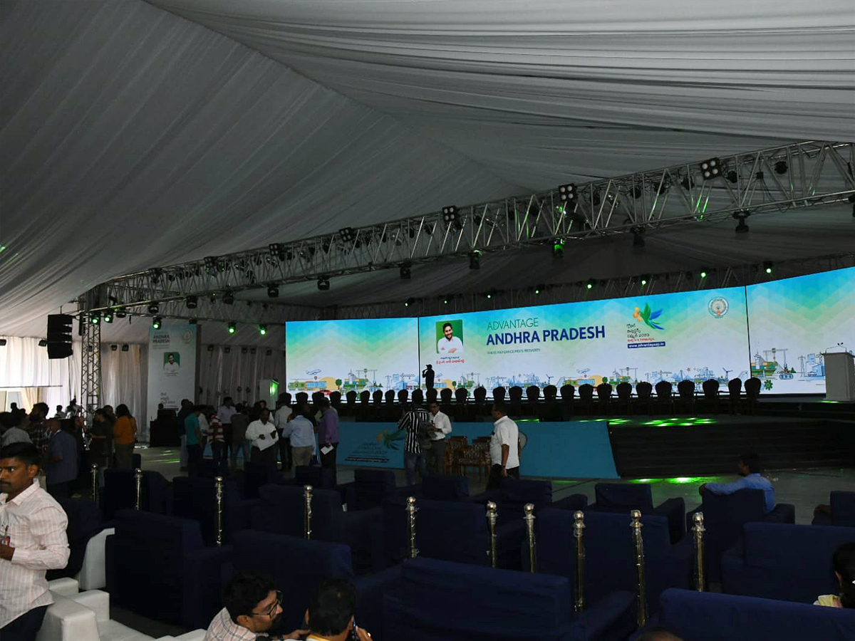 Andhra pradesh Vizag Global Investors Summit 2023 Grand Arrangements Photos - Sakshi12