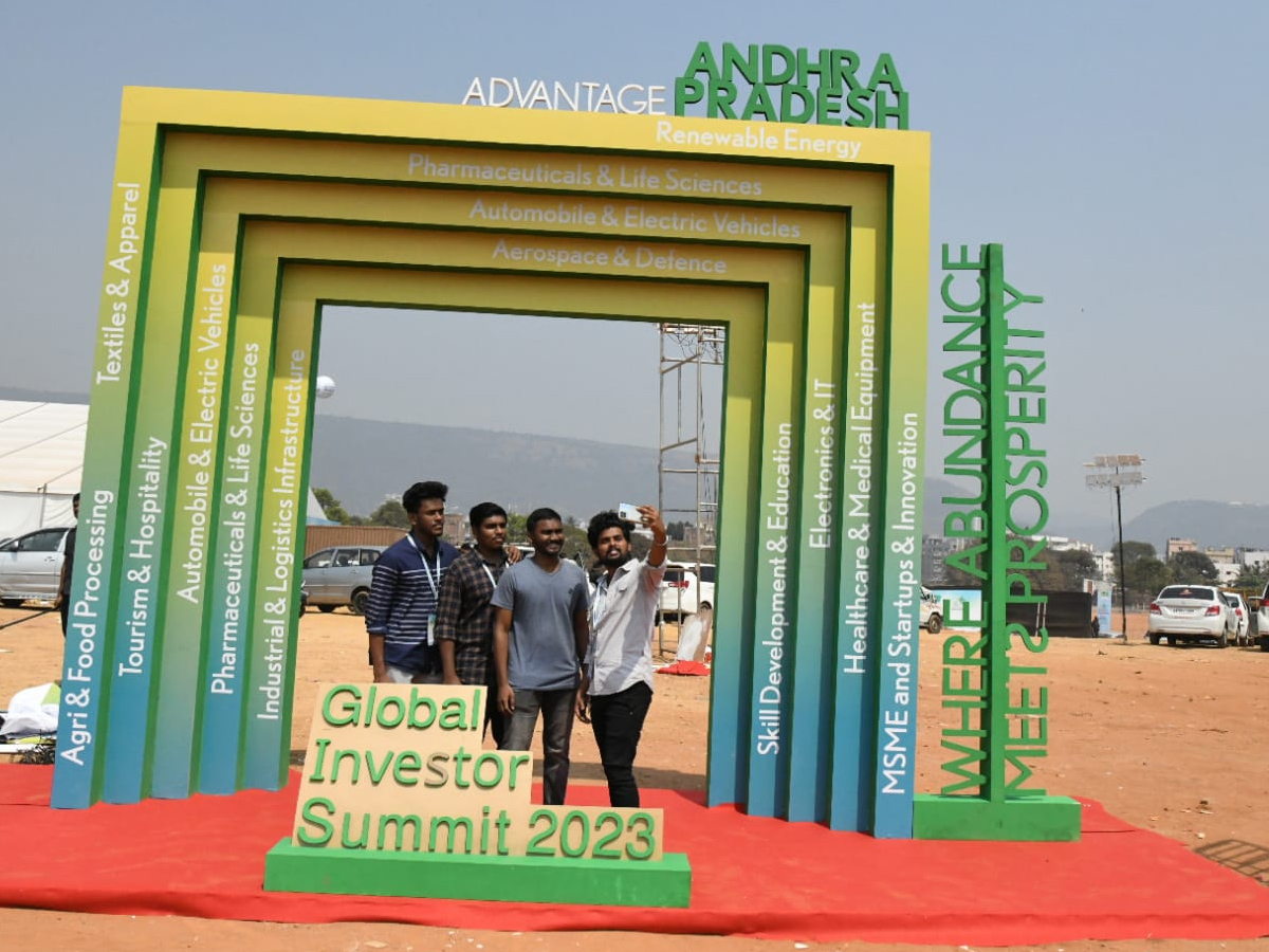 Andhra pradesh Vizag Global Investors Summit 2023 Grand Arrangements Photos - Sakshi9