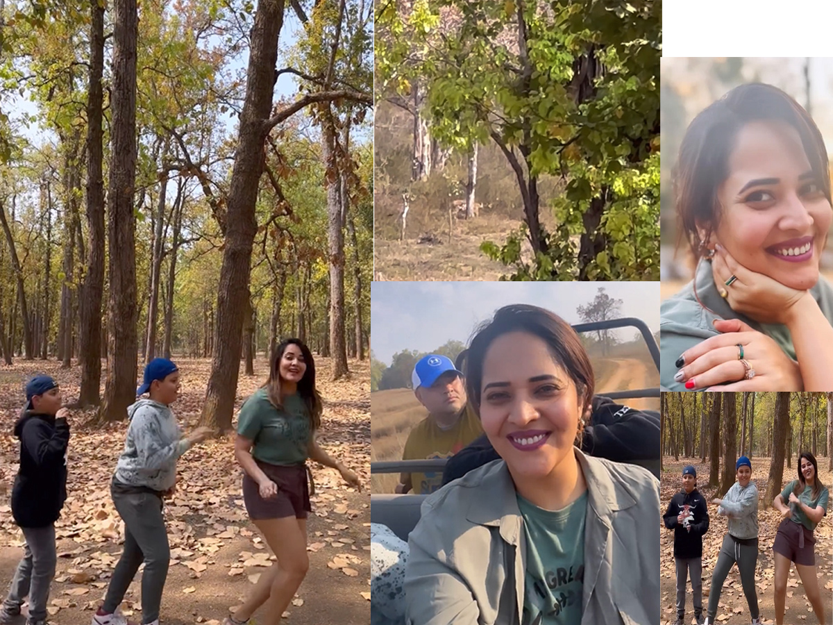 Anasuya Bharadwaj Enjoying Safari Jungle Road Trip With Family PHotos - Sakshi1