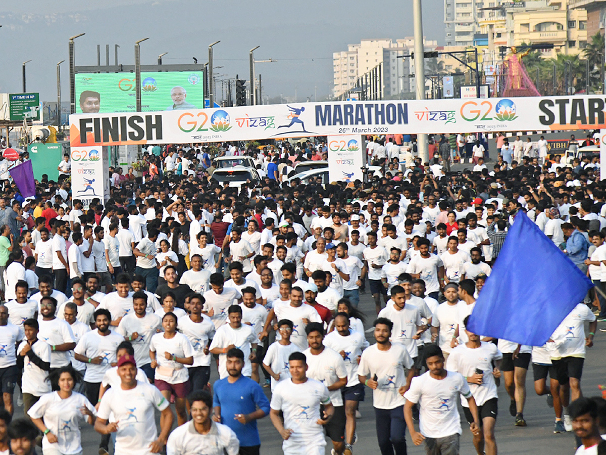 G-20 Marathon at RK Beach Visakhapatnam Photos - Sakshi11