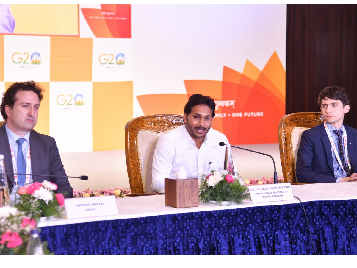 CM Jagan in G 20 Summit 2023 at Visakhapatnam Photos - Sakshi11