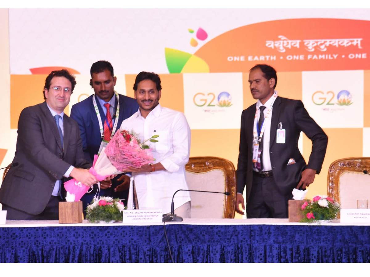 CM Jagan in G 20 Summit 2023 at Visakhapatnam Photos - Sakshi14