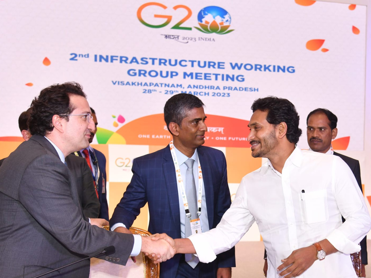 CM Jagan in G 20 Summit 2023 at Visakhapatnam Photos - Sakshi15