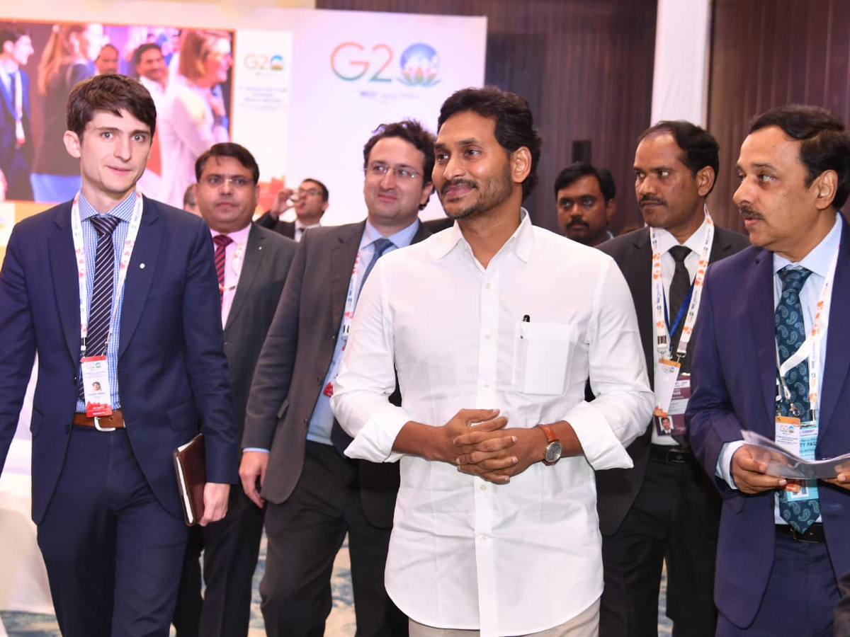 CM Jagan in G 20 Summit 2023 at Visakhapatnam Photos - Sakshi7