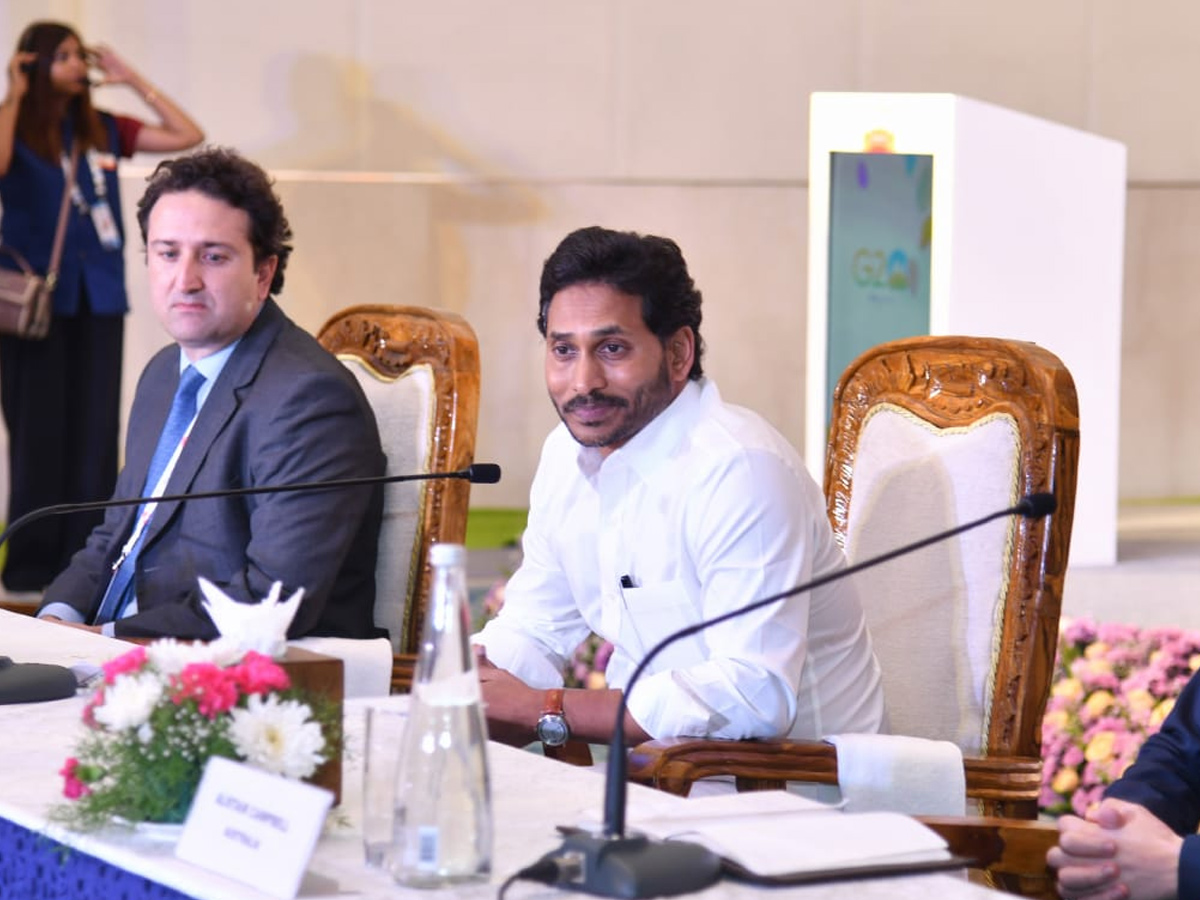 CM Jagan in G 20 Summit 2023 at Visakhapatnam Photos - Sakshi9