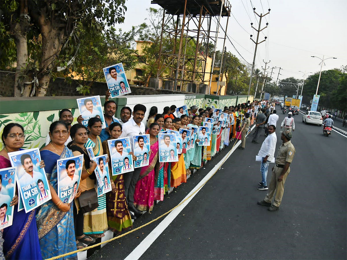 Grand Welcome To CM YS Jagan In Visakhapatnam Photos - Sakshi26