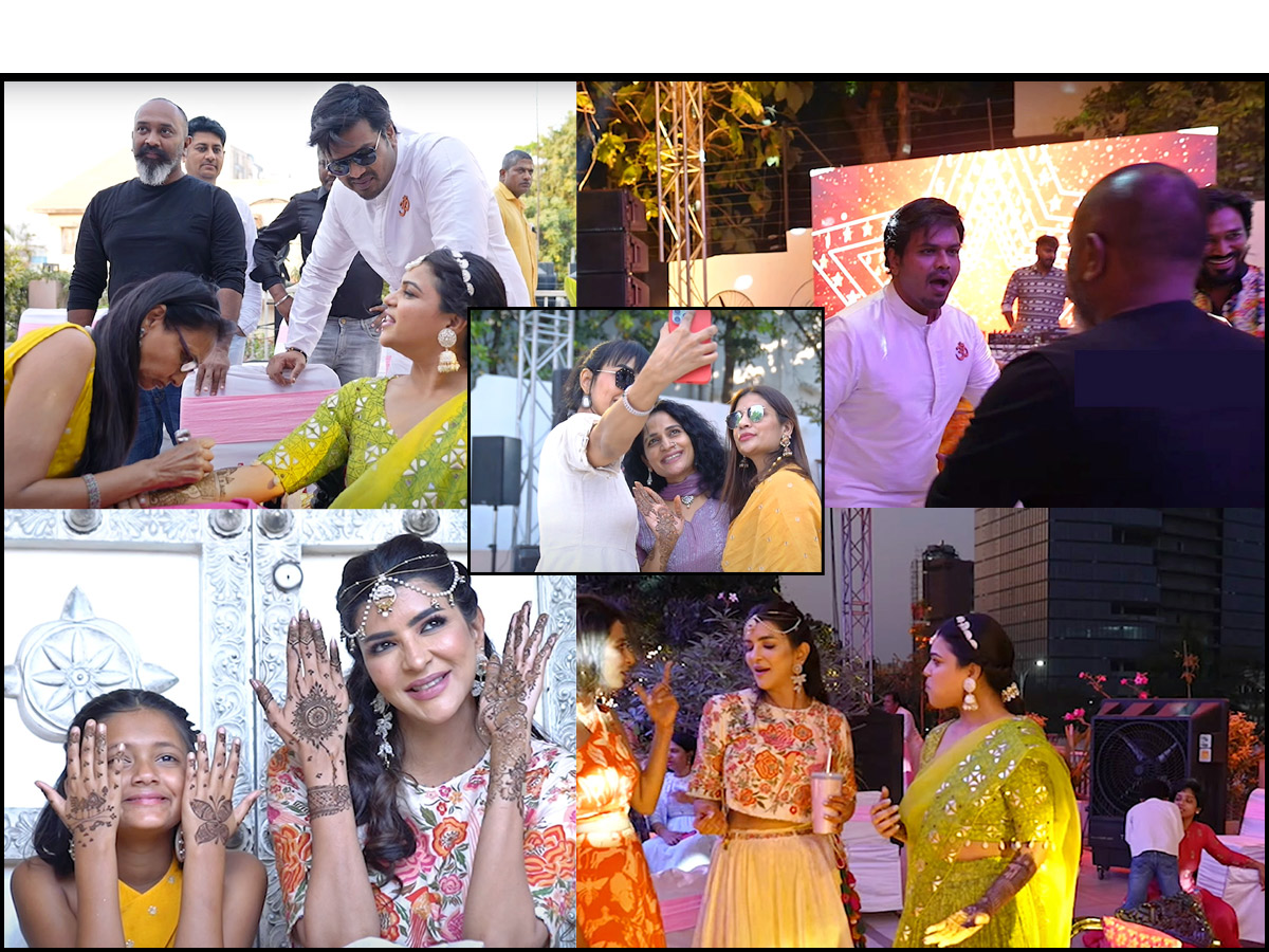 Manchu Manoj And Mounikas Mehndi Function Photos - Sakshi1