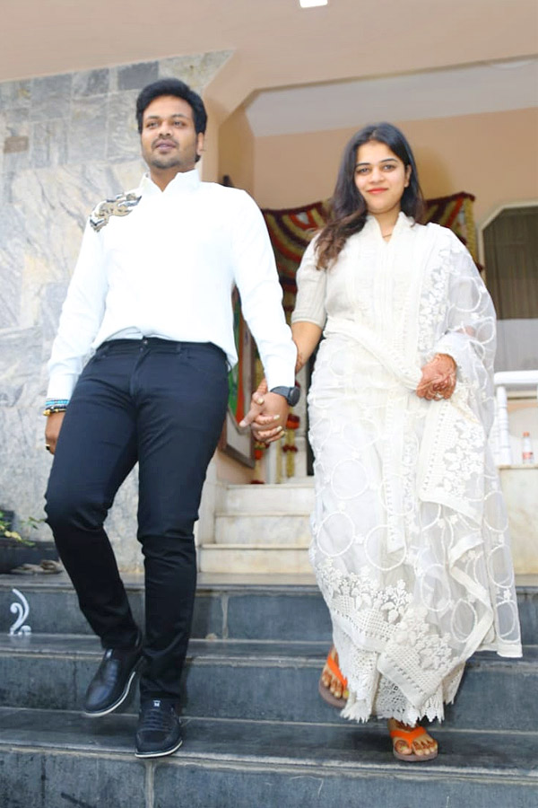 Manchu Manoj at Attars house after marriage Photos - Sakshi5