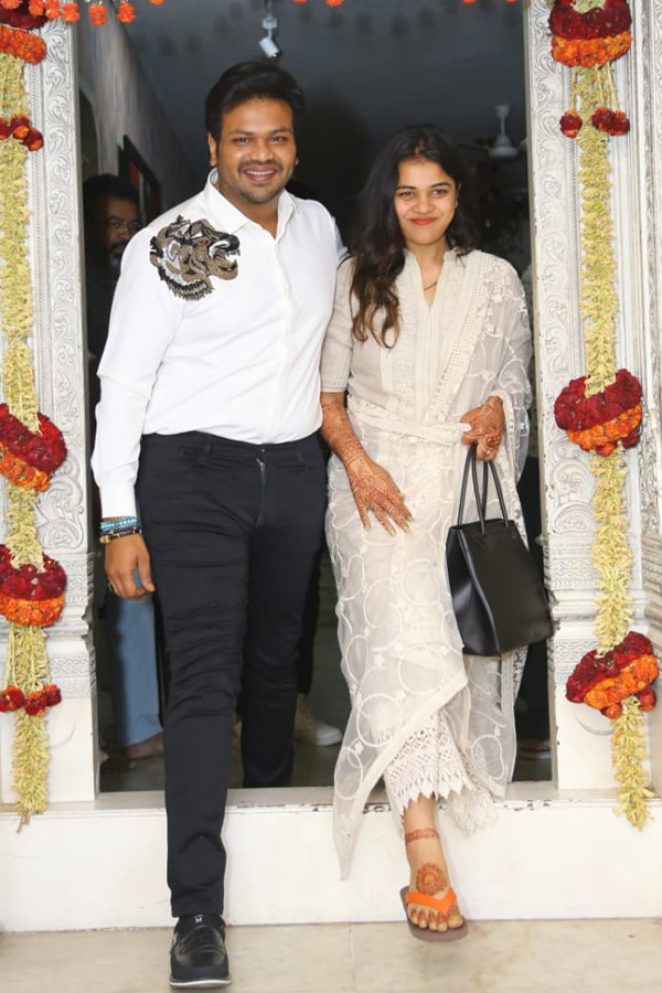 Manchu Manoj at Attars house after marriage Photos - Sakshi6