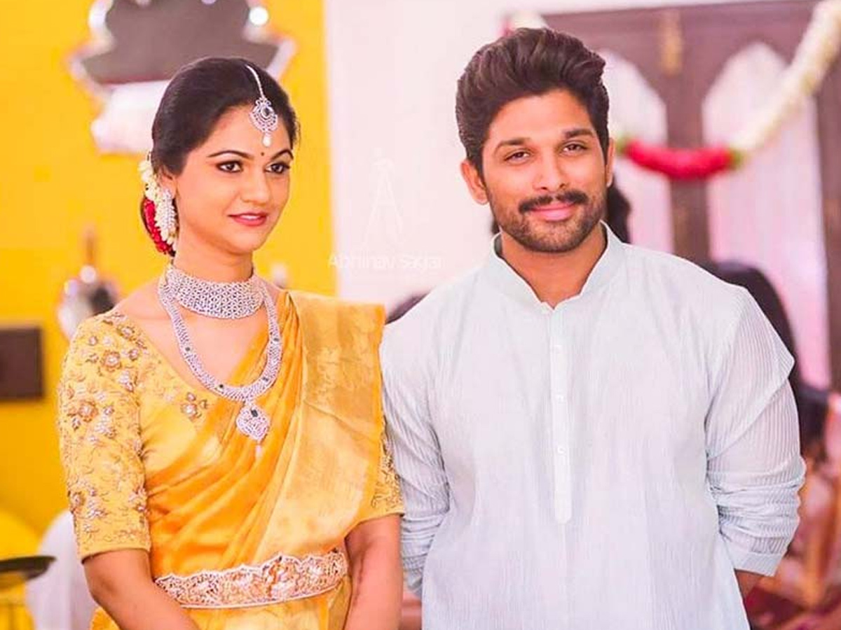 Allu Arjun and his wife Sneha Reddy Wedding Anniversary - Sakshi3