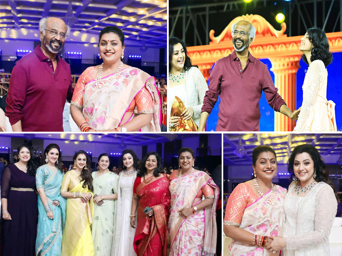 Meena 40 Event Rajinikanth Boney Kapoor Other Celebrities Pics - Sakshi1