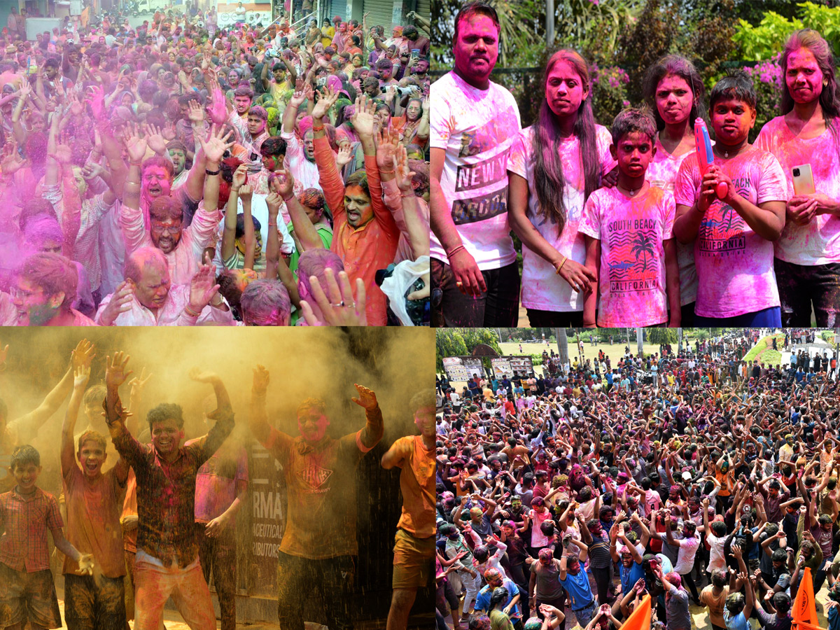 Holi Celebration in Hyderabad Photos - Sakshi1