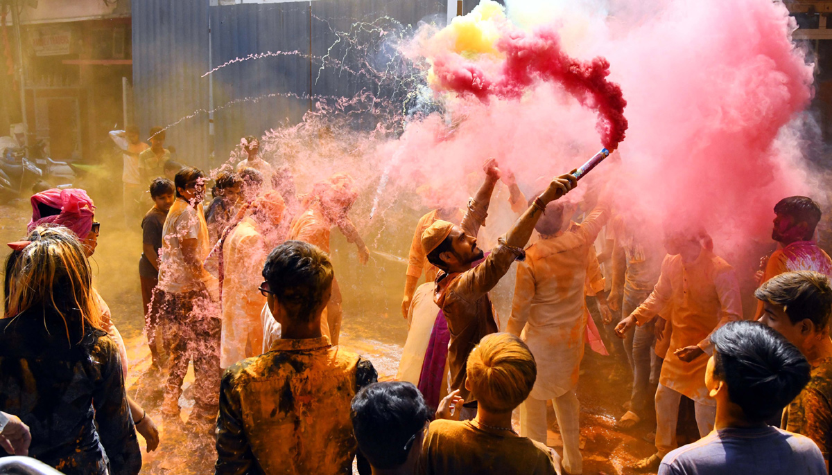 Holi Festival Celebrations At Begum Bazar   - Sakshi4