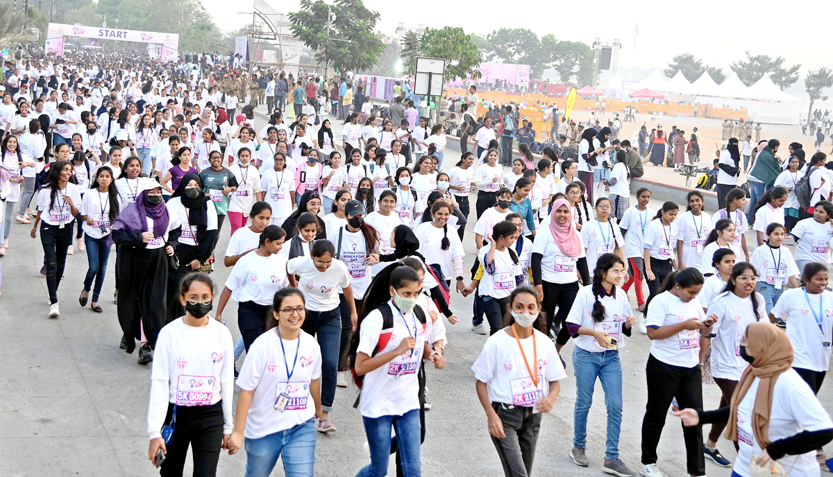 She Team conducted 2k, 5k Run part of Womens Day - Sakshi14