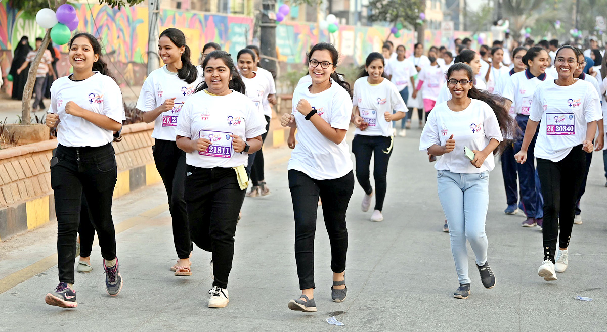 She Team conducted 2k, 5k Run part of Womens Day - Sakshi1