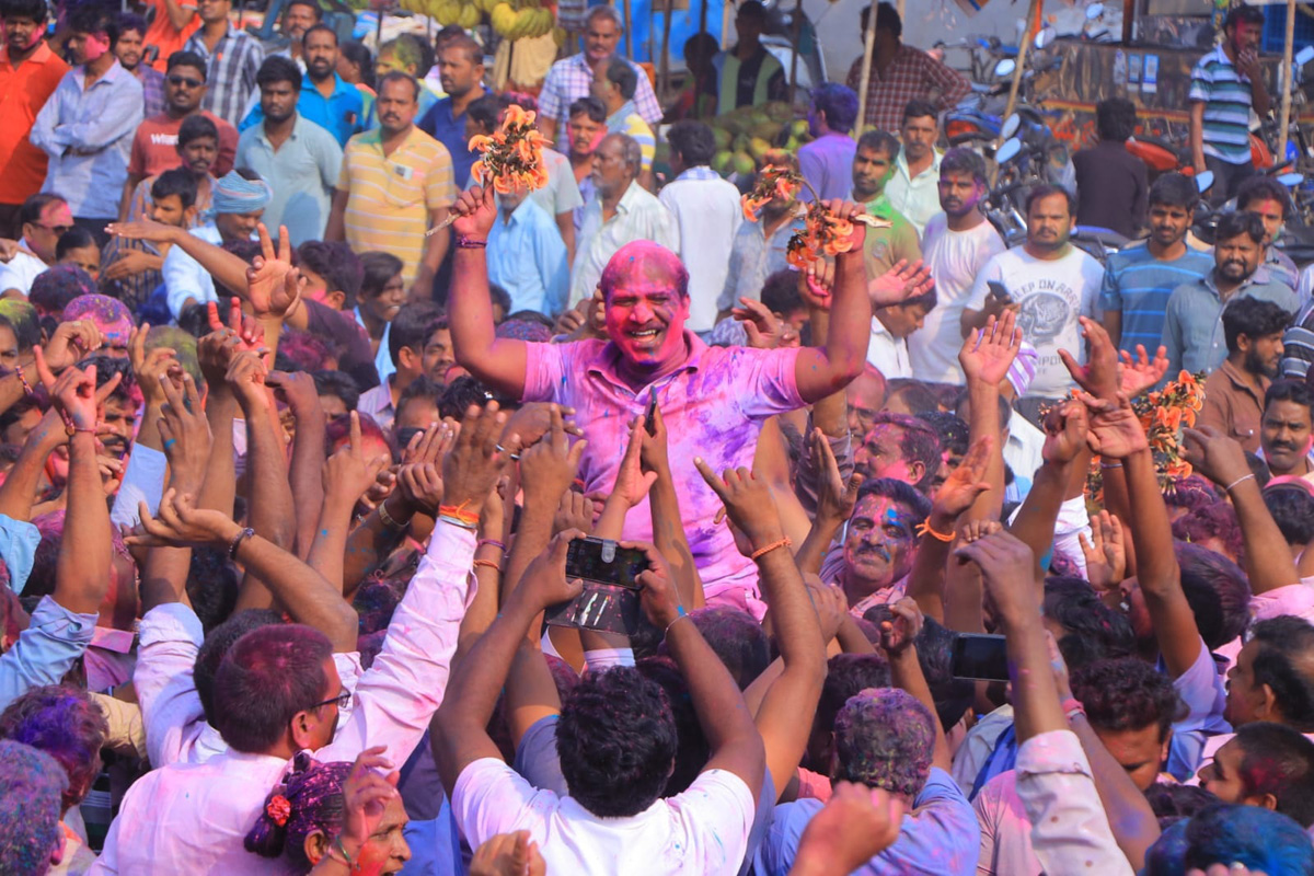 Happy Holi celebrations Nalgonda - Sakshi5