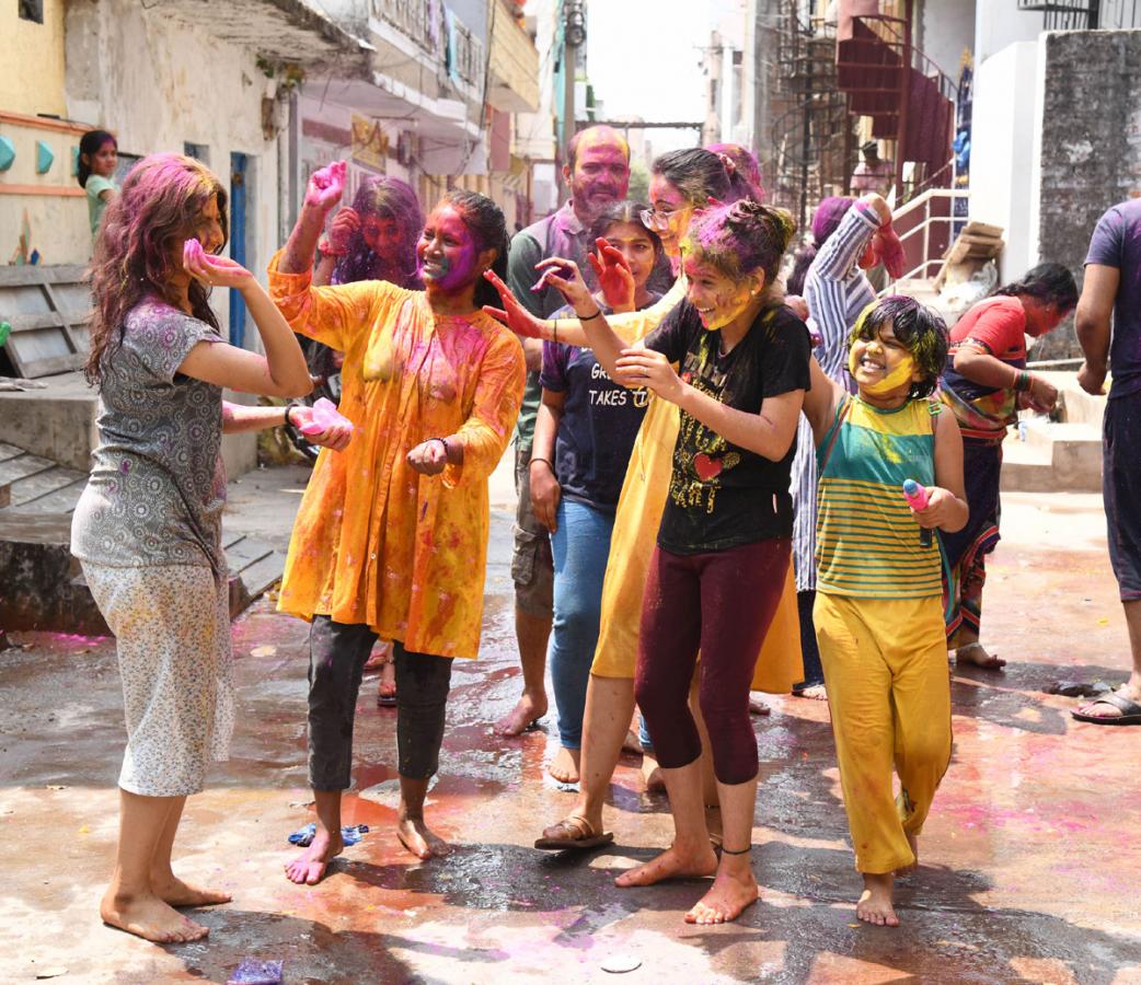 Happy Holi celebrations Nalgonda - Sakshi2