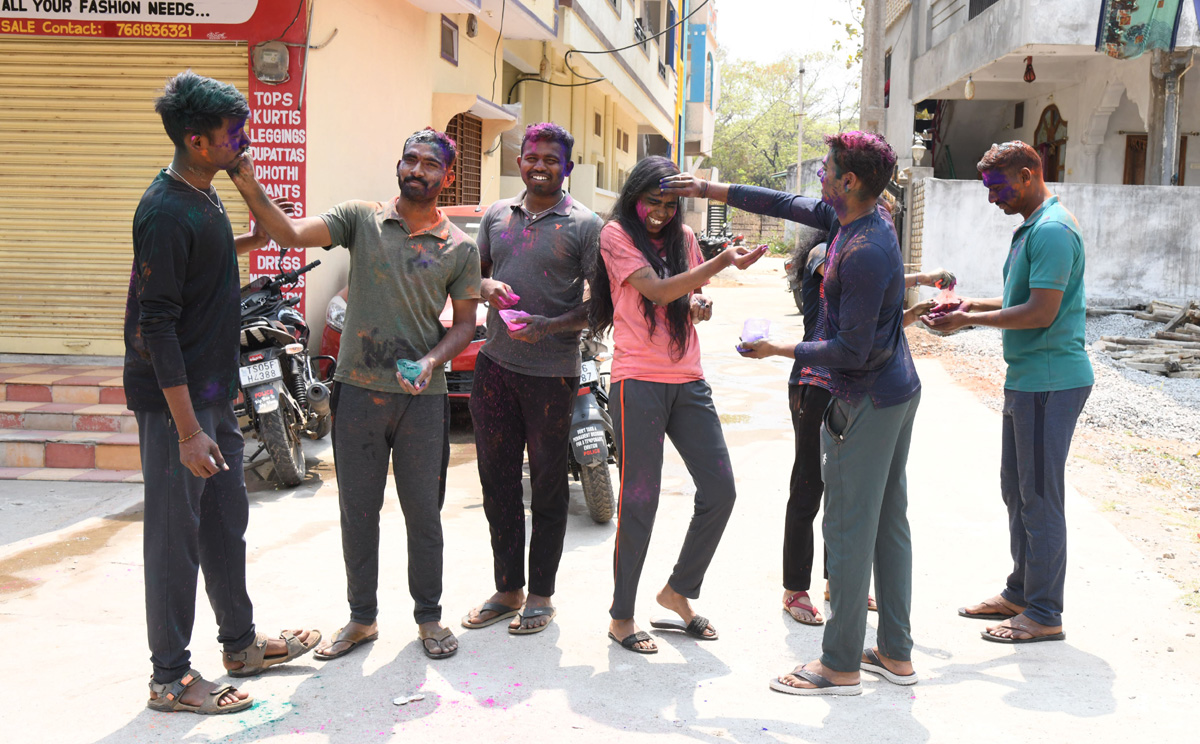 Happy Holi celebrations Nalgonda - Sakshi4