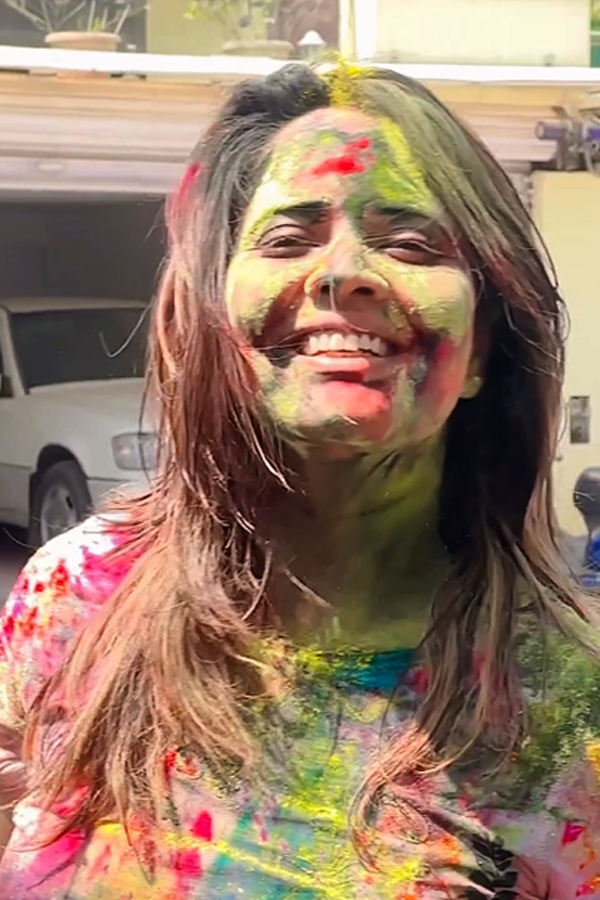 Anchor Anasuya Holi Celebrations With Her Family Photos - Sakshi11