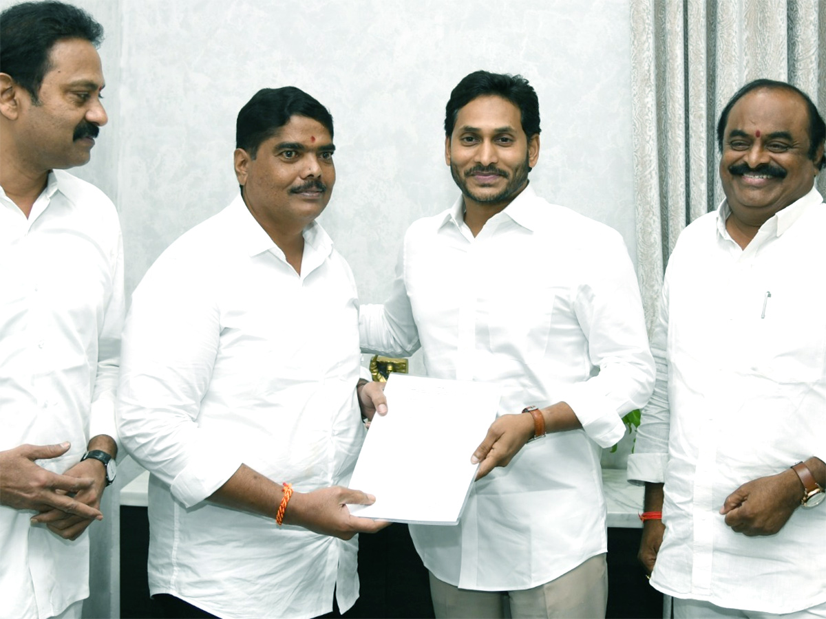 CM Jagan Gave Election B Forms To MLC Candidates In AP - Sakshi4