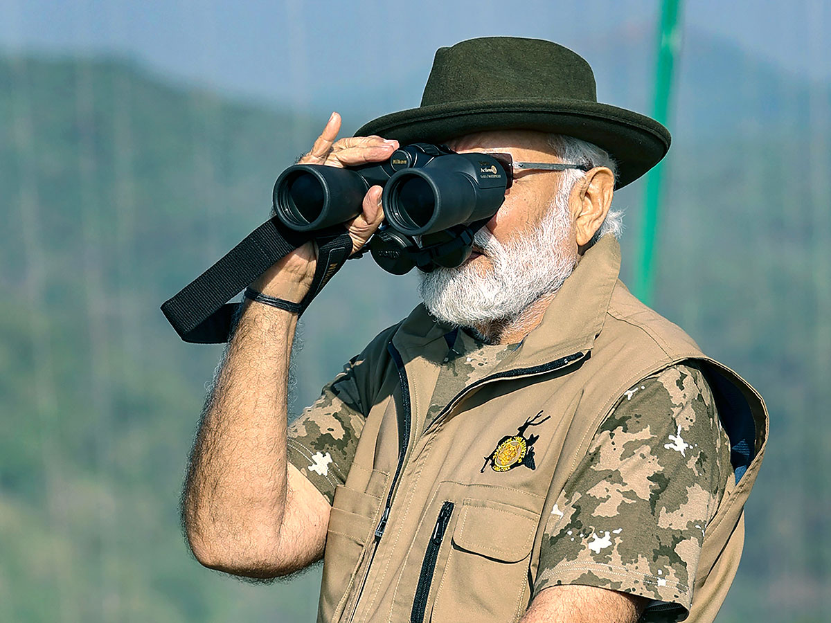 PM Narendra Modi At Tiger Reserve Photos - Sakshi29