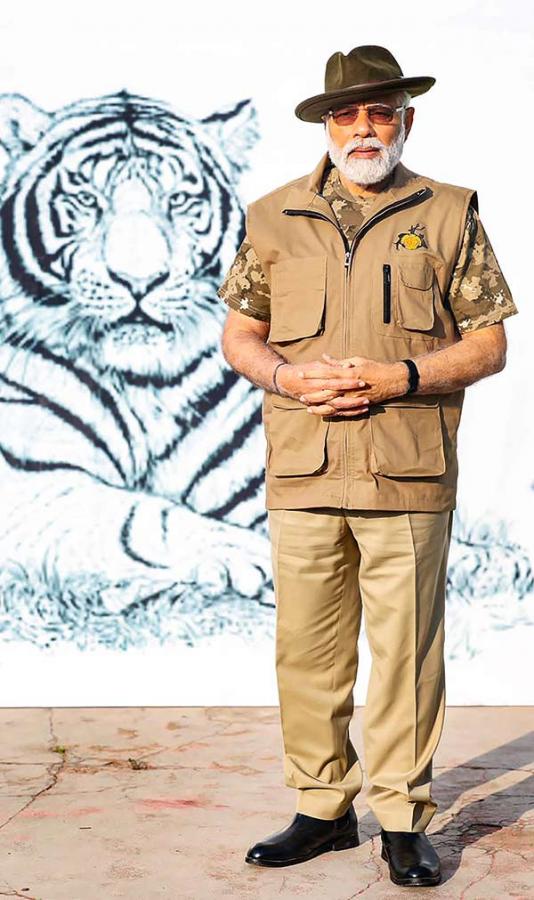 PM Narendra Modi At Tiger Reserve Photos - Sakshi41