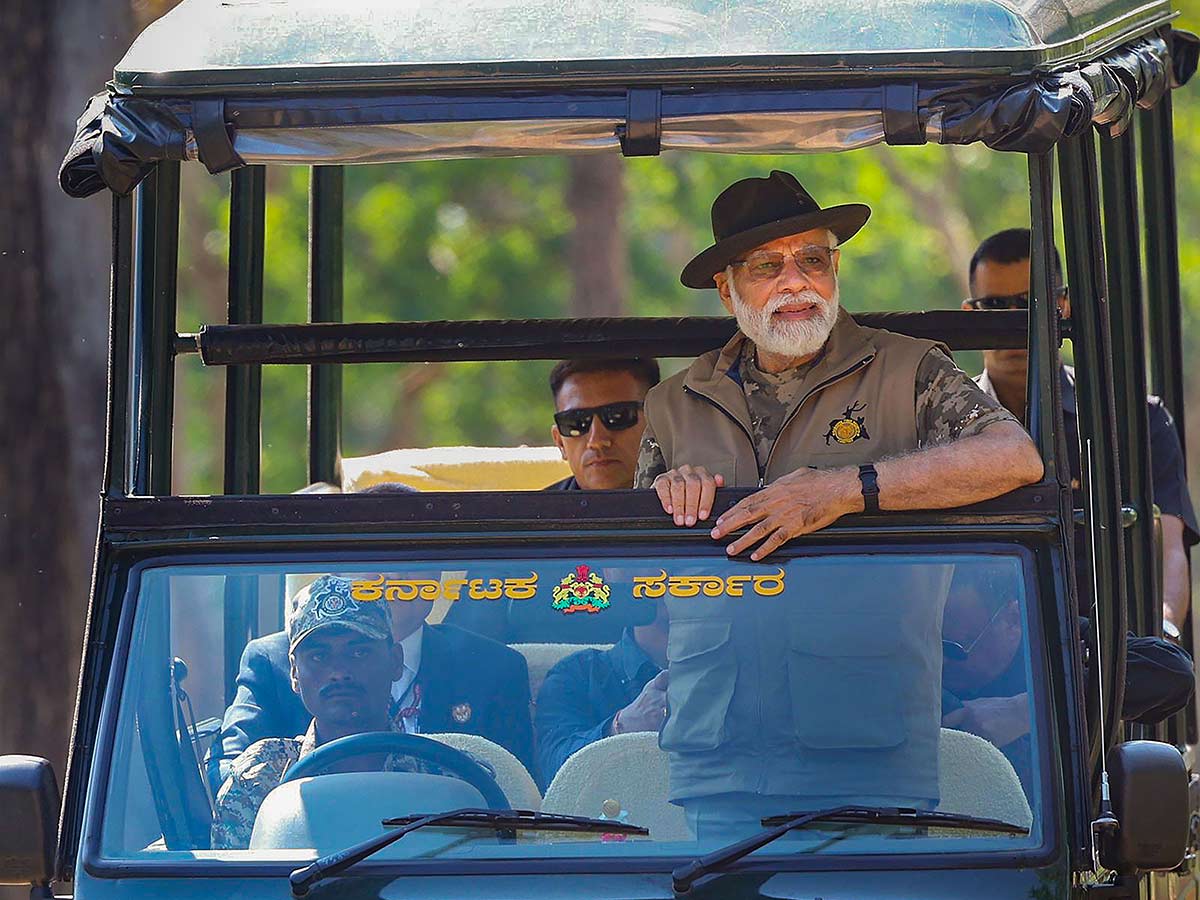 PM Narendra Modi At Tiger Reserve Photos - Sakshi6