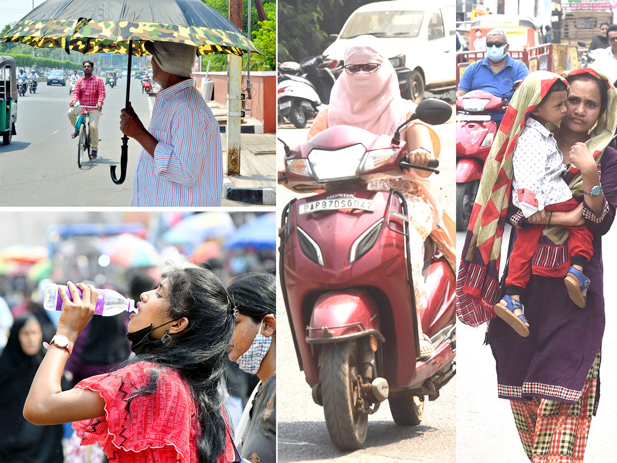 Severe Heat Waves In Telangana And AP Photos - Sakshi1