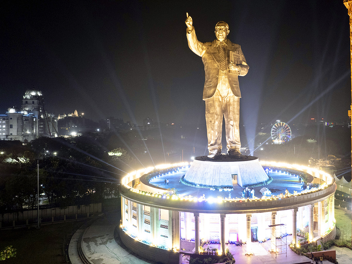 125 Feet Dr BR Ambedkar Statue In Hyderabad Pics - Sakshi9