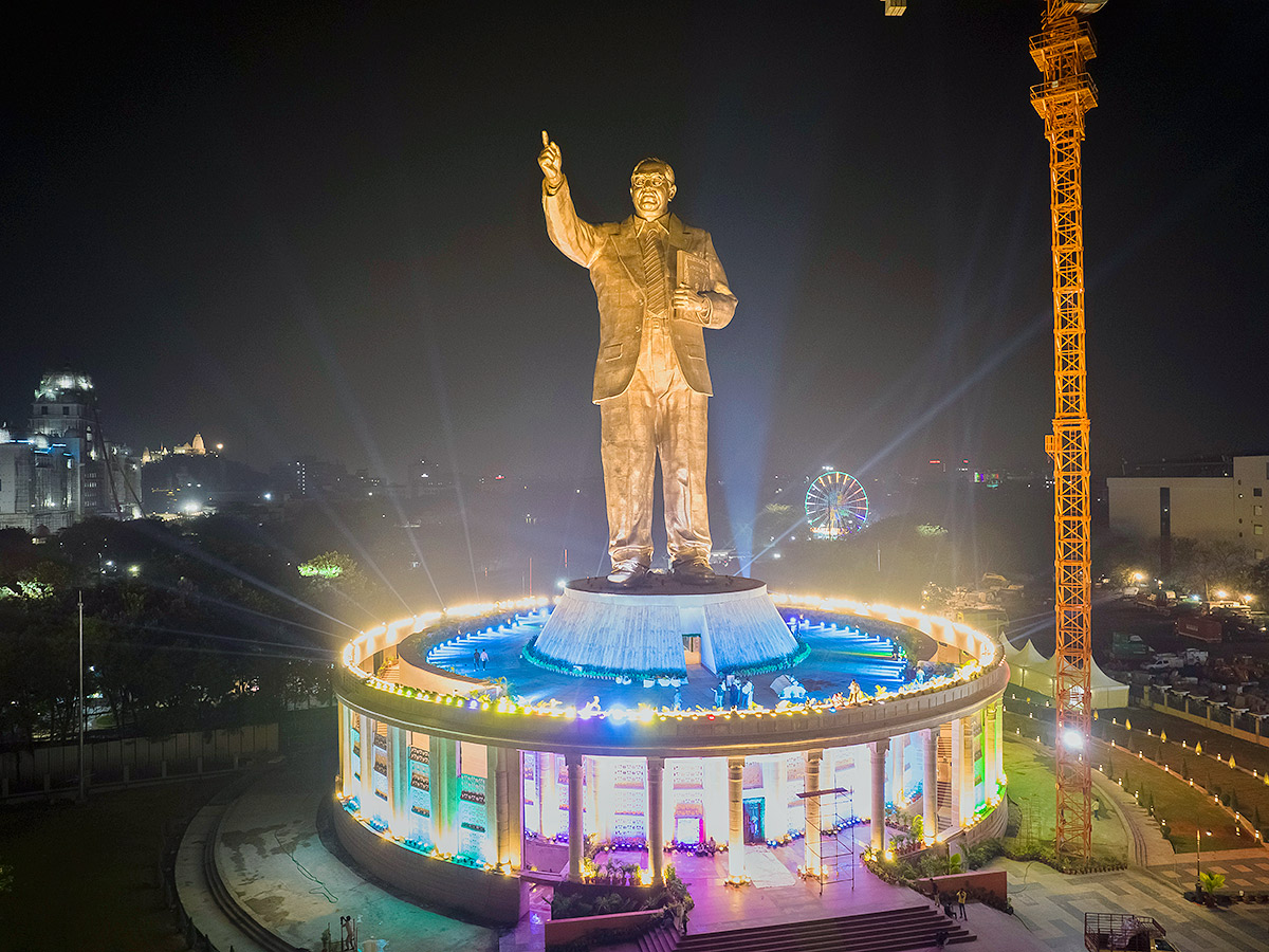 125 Feet Dr BR Ambedkar Statue In Hyderabad Pics - Sakshi2