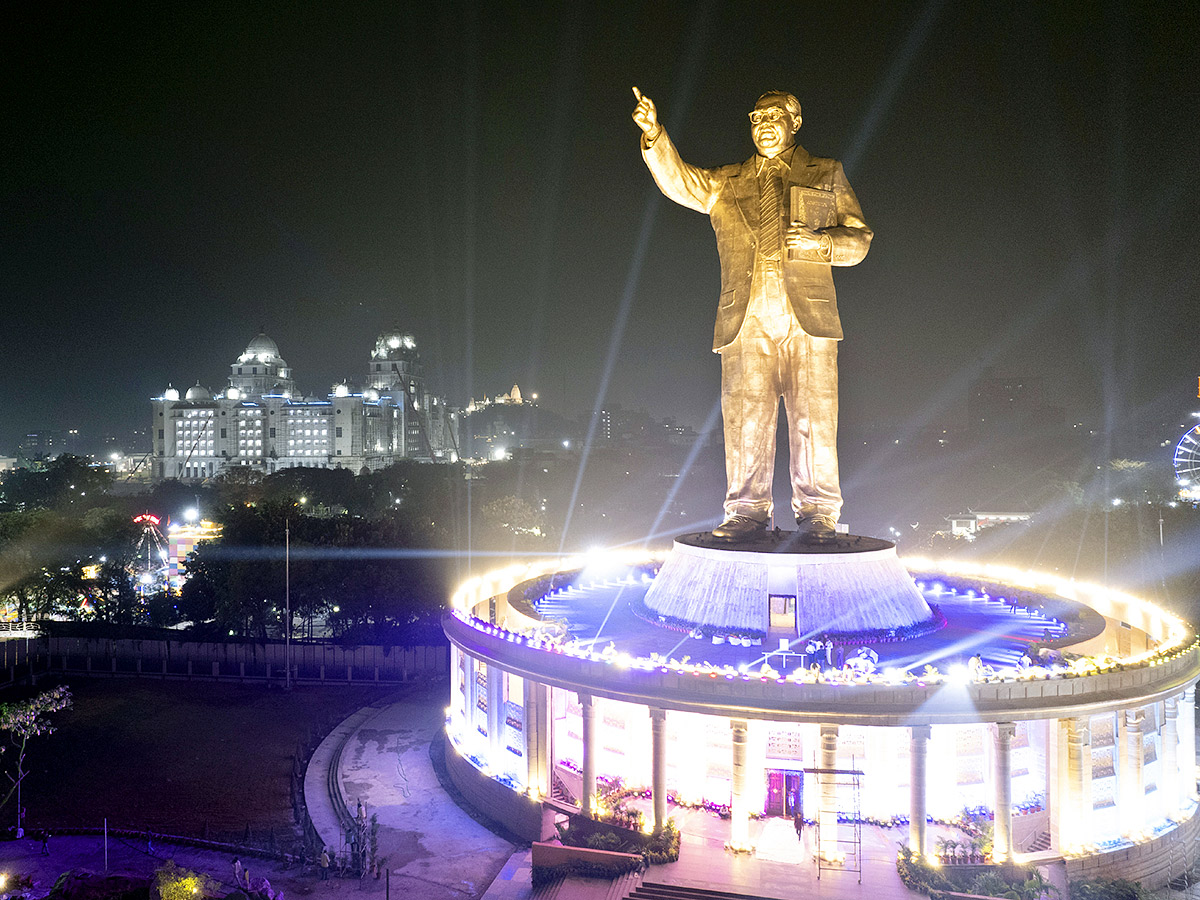 125 Feet Dr BR Ambedkar Statue In Hyderabad Pics - Sakshi24