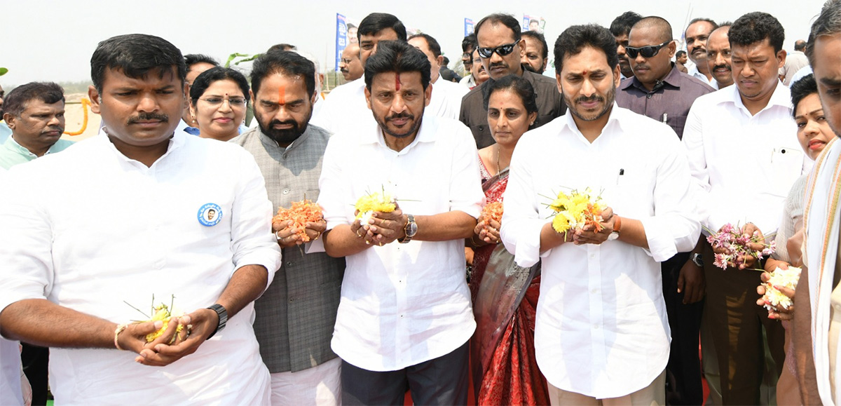 CM YS Jagan Srikakulam Tour To Initiating Development Works, Photos Gallery Inside - Sakshi13