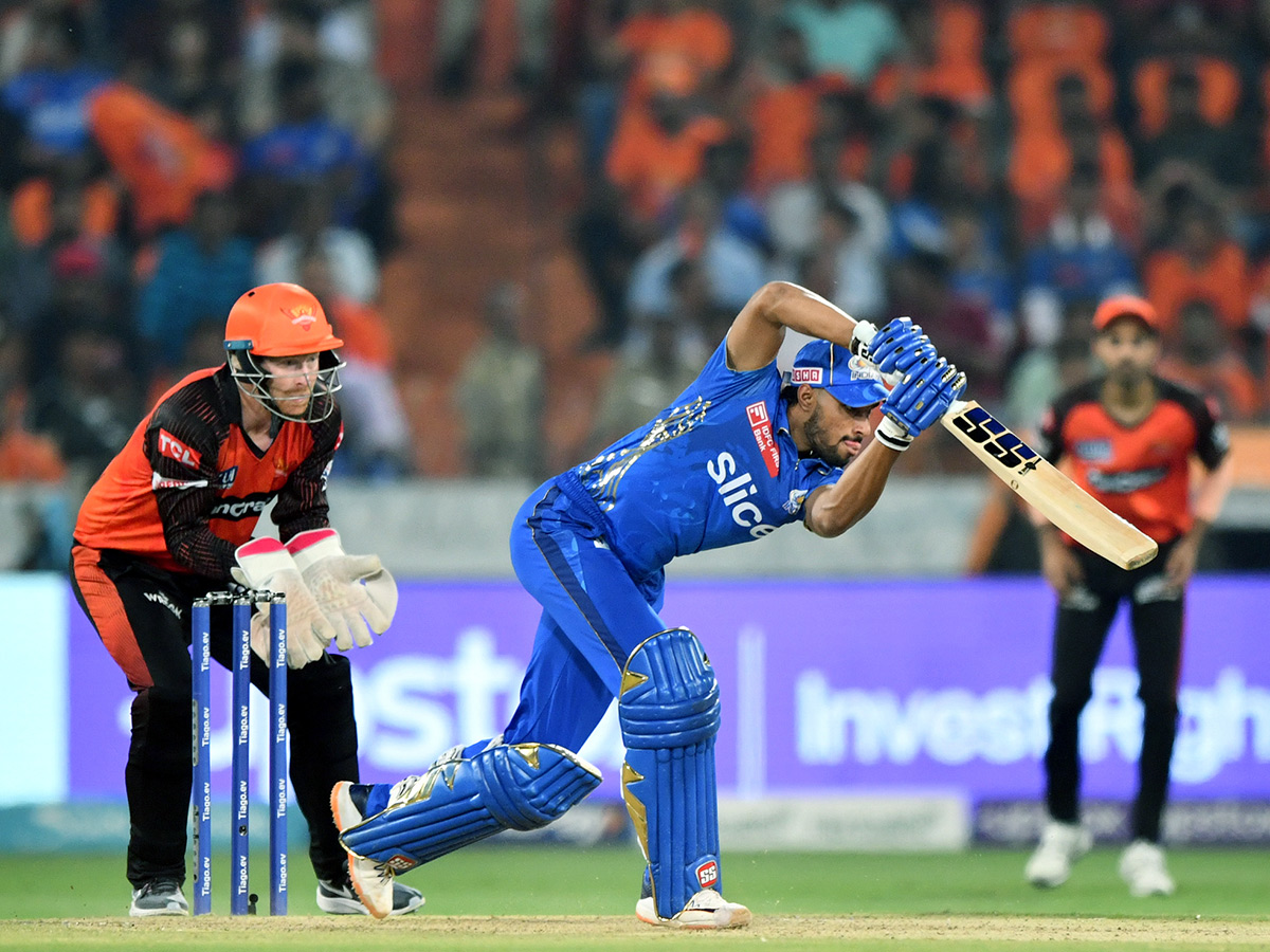 IPL 2023 Match Between SRH And MI In Uppal Stadium Hyderabad - Sakshi11