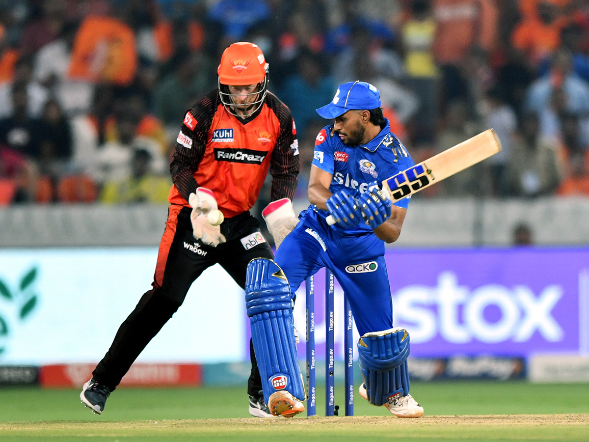 IPL 2023 Match Between SRH And MI In Uppal Stadium Hyderabad - Sakshi12